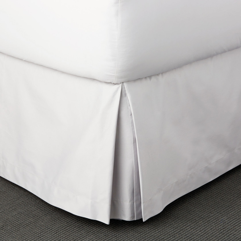 Sateen 14 in. Drop Bed Skirt