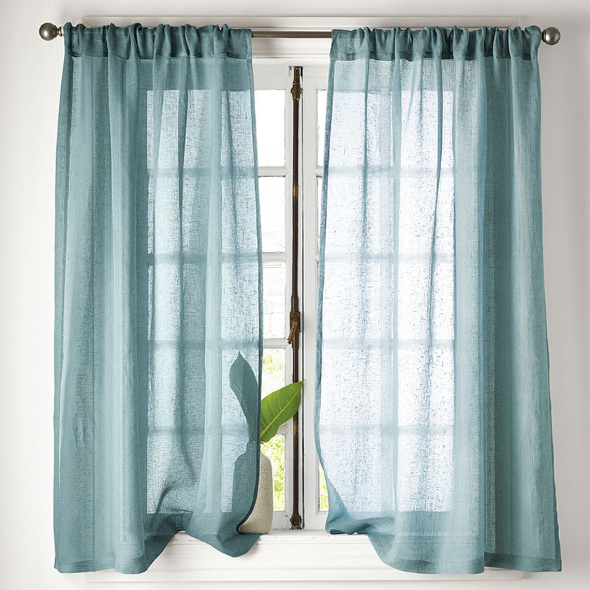 Sheer Linen Window Curtain