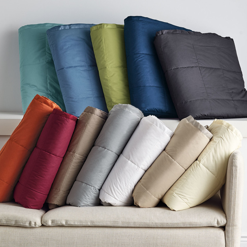 Cotton down throw blanket 2025