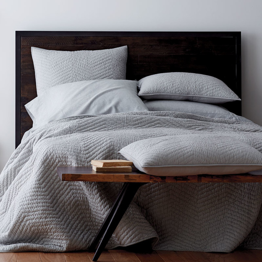 Voile Quilt - Gray, Twin,Gray