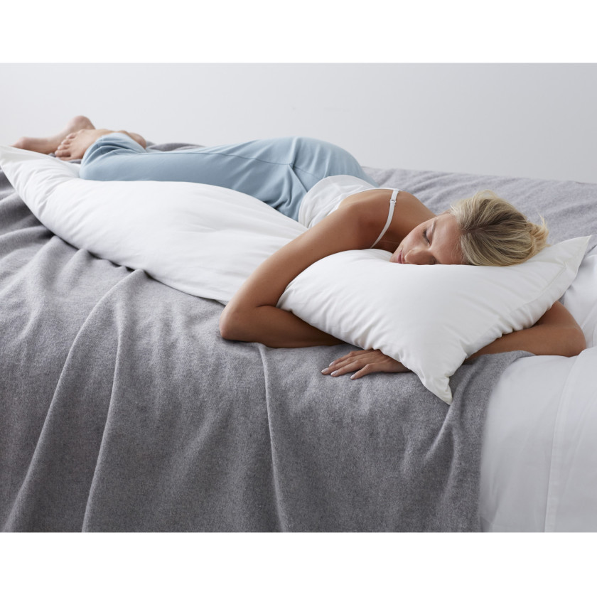 Down Alternative Body Pillow Insert,White