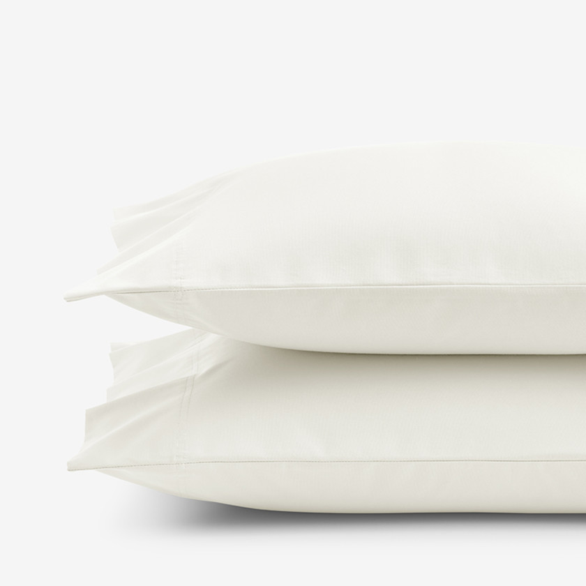 Premium Cool Organic Cotton Percale Pillowcase Set