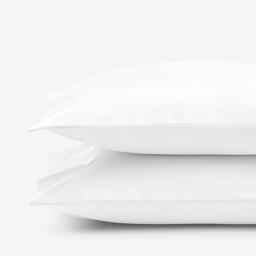 Premium Cool Organic Cotton Percale Pillowcase Set