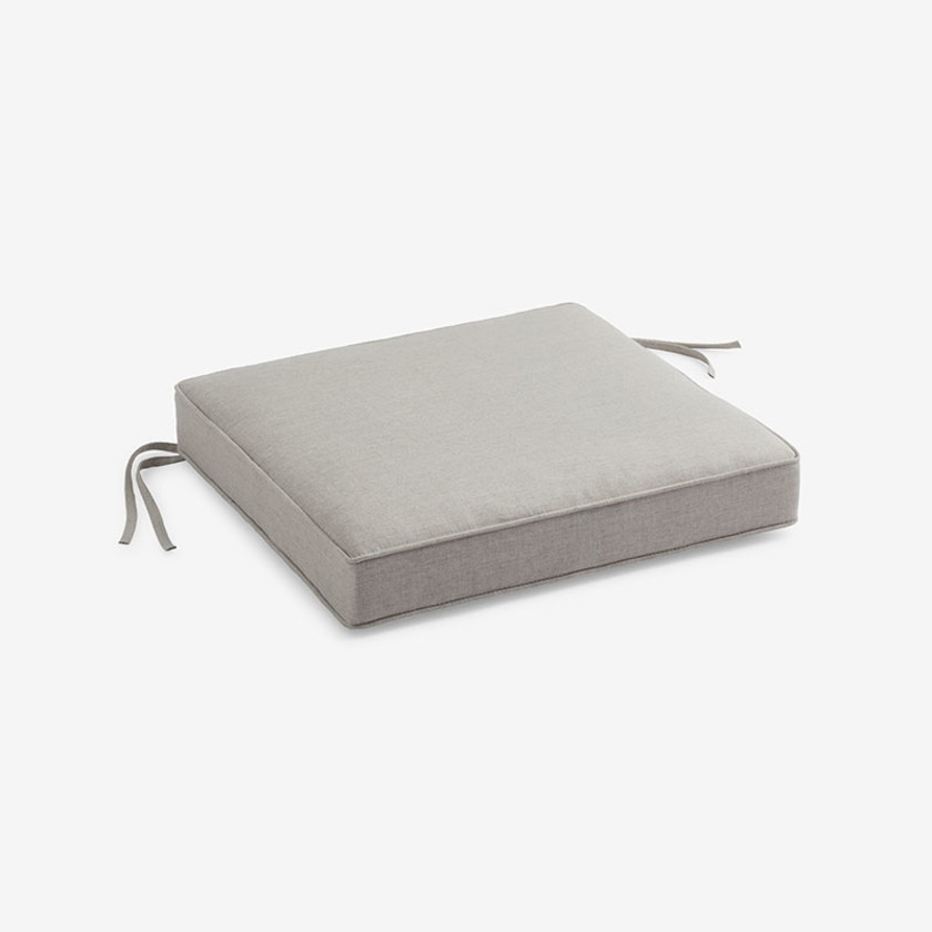 Replacement Knife Edge Chair Cushion - Silver, 16 in. x 15 in.,Silver