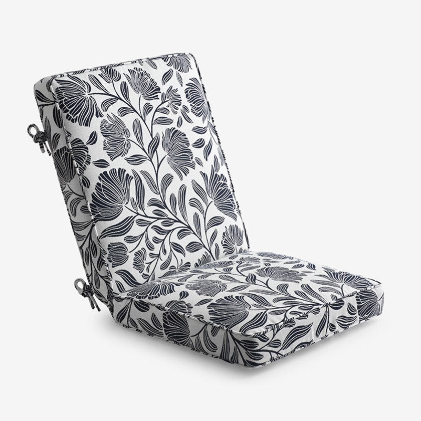 Chair cushions black and white new arrivals