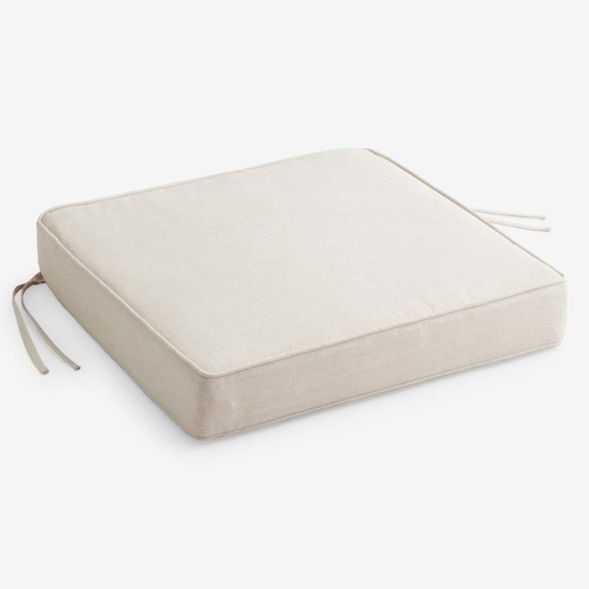 Replacement Knife Edge Chair Cushion - Pumice, 16 in. x 15 in.,Pumice