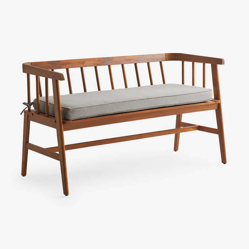 Bench Cushion - Silver,Silver
