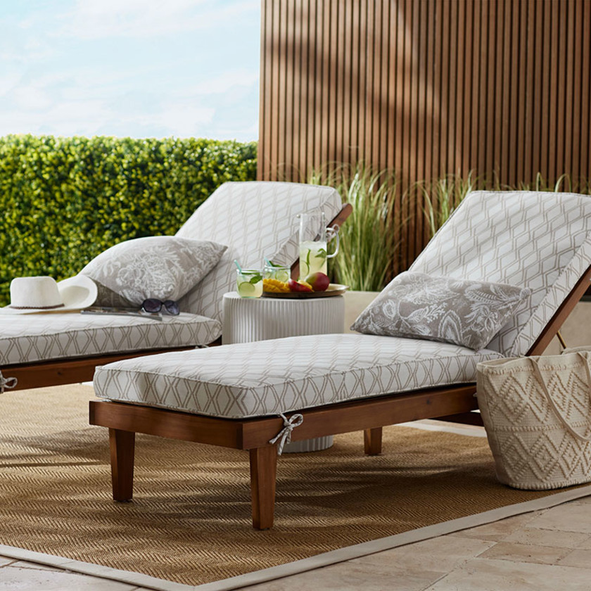 Chaise Lounge Cushion - Voyage Dune II, Standard,Voyage Dune II