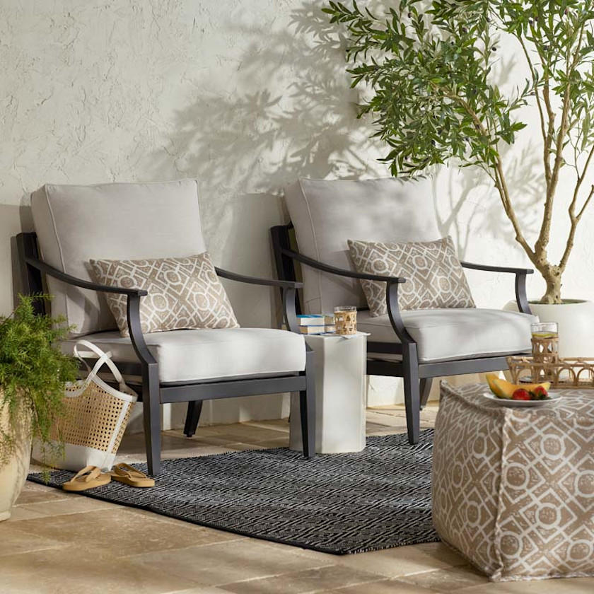 Deep Seat Chair & Seatback Cushion