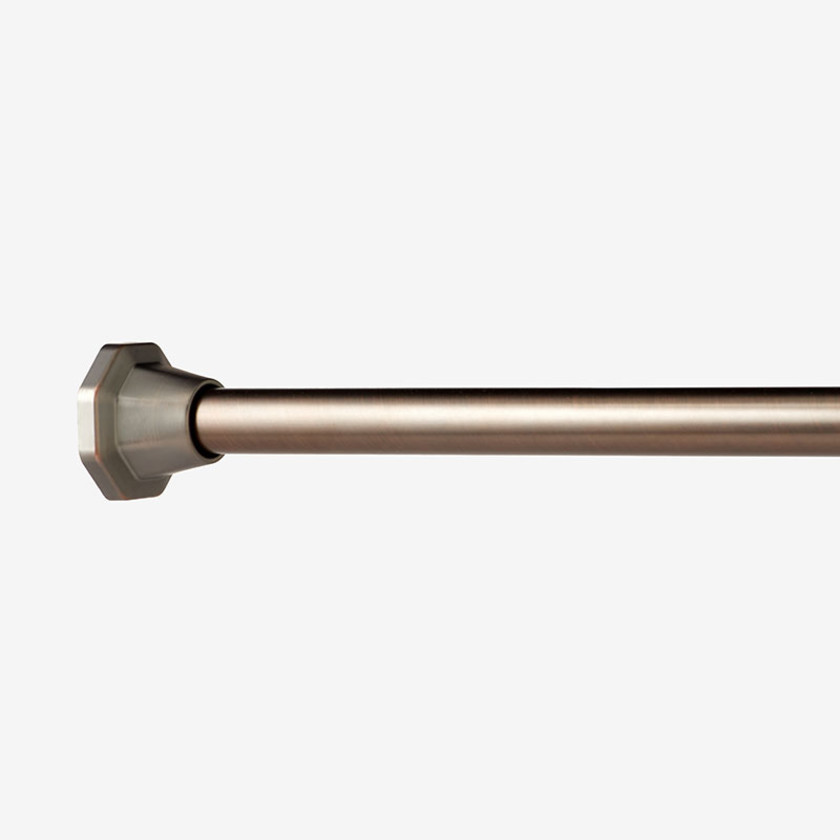 Santa Maria Decorative Metal Adjustable Shower Rod