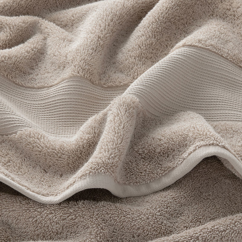 Regal Egyptian Cotton 4-Piece Bath & Hand Towel Set - Oatmeal,Oatmeal