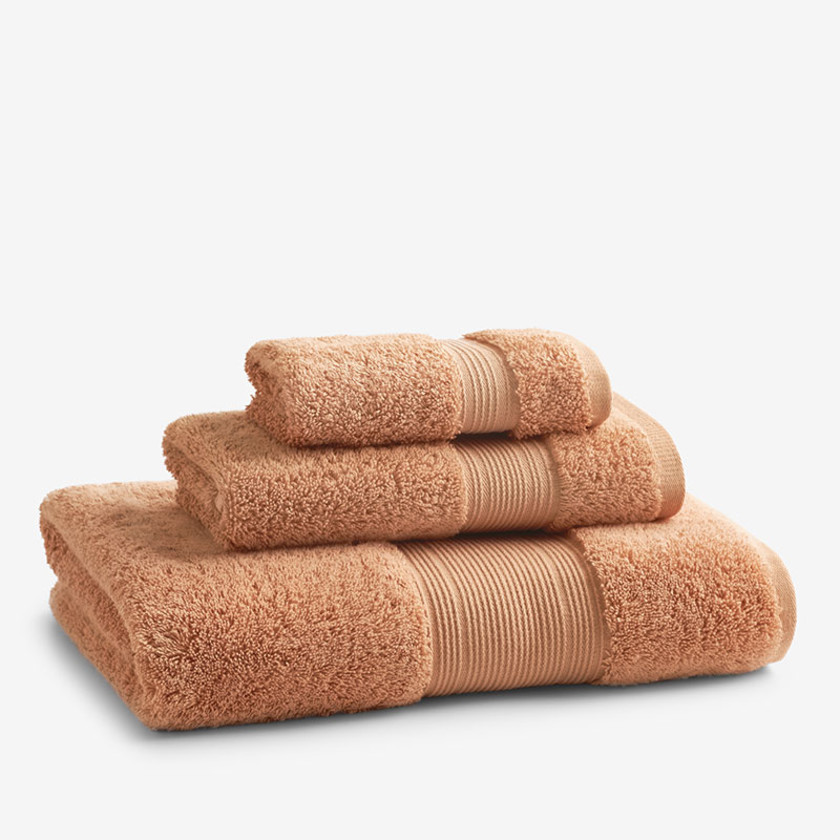 Regal Egyptian Cotton Washcloths, Set of 2 - Sandstone,Sandstone