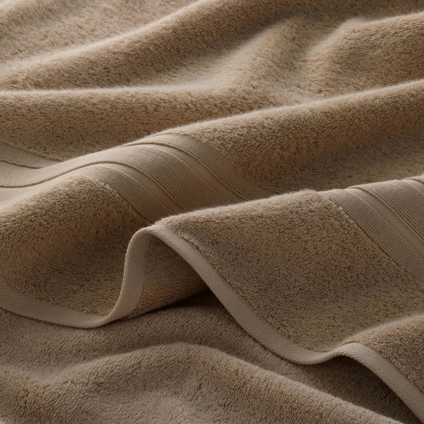 Turkish Cotton 4-Piece Bath & Hand Towel Set - Taupe,Taupe
