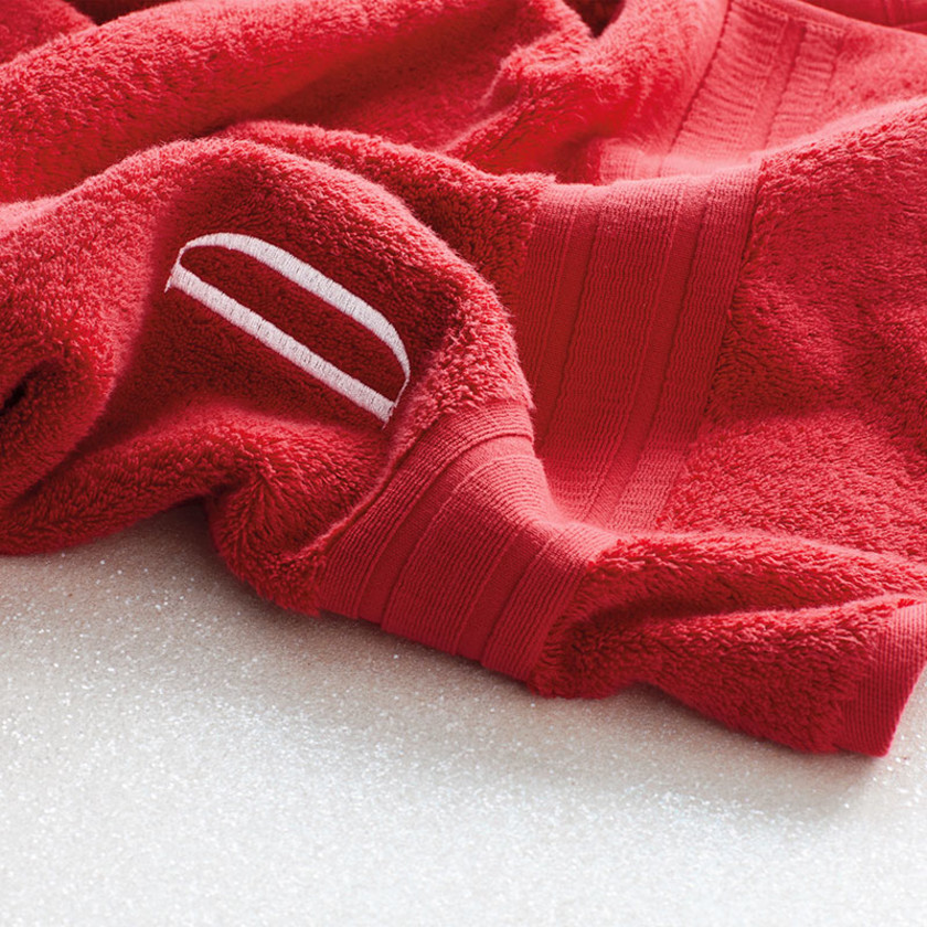 Turkish Cotton Hand Towel - Poppy,Poppy