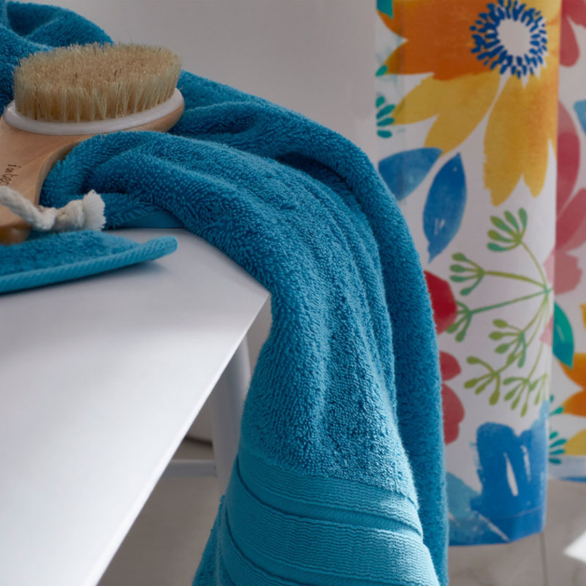 Turkish Cotton Hand Towel - Turquoise,Turquoise