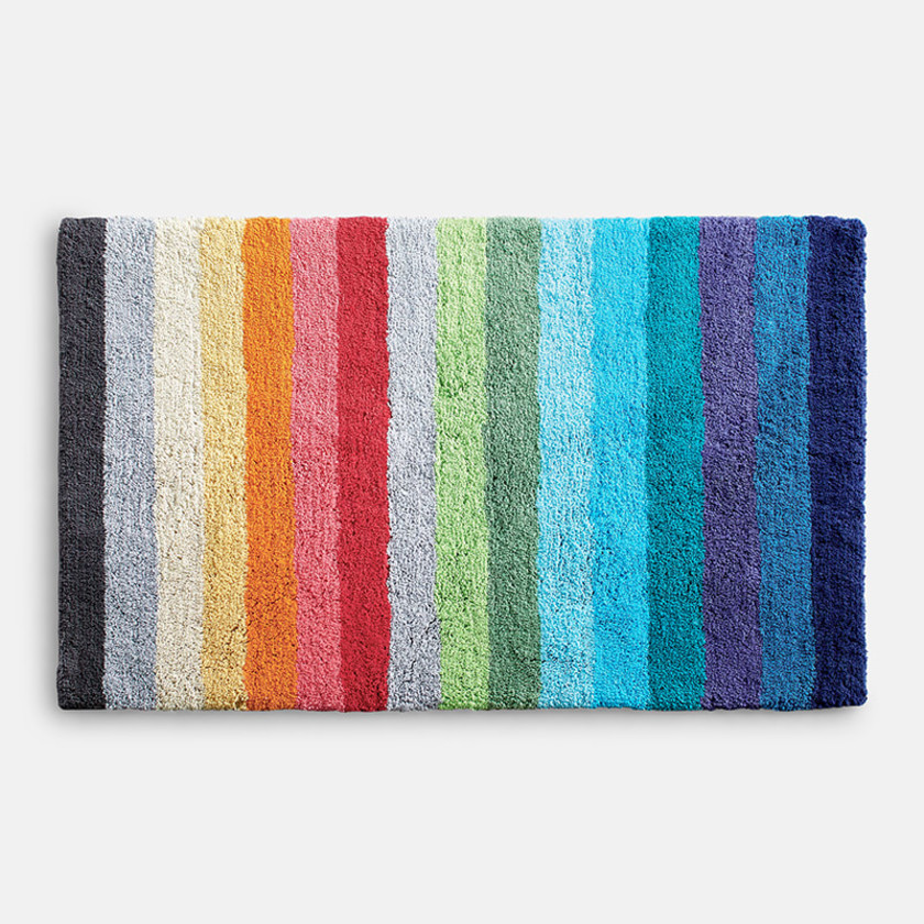 Color Bar Bath Rug