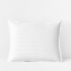 Premium Smooth Wrinkle-Free Sateen Quilted Sham - White, Standard