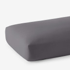 Classic Ultra-Cozy Cotton Flannel Fitted Bed Sheet - Stone Gray, Twin