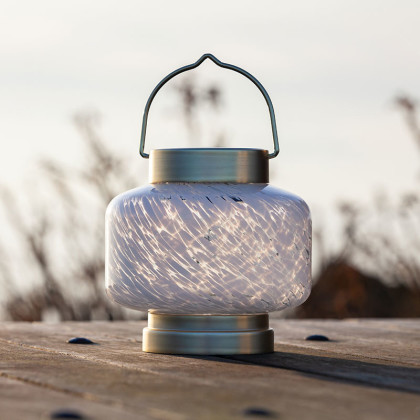 Boaters Glass Solar Outdoor Lantern
