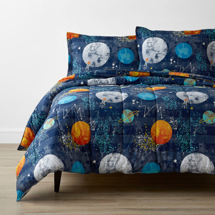 Space Travel Classic Cool Organic Cotton Percale Comforter Set