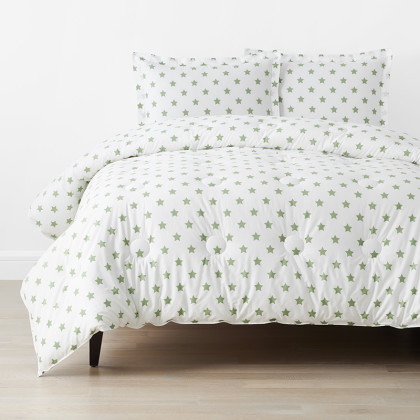 Stars Classic Cool Organic Cotton Percale Comforter Set