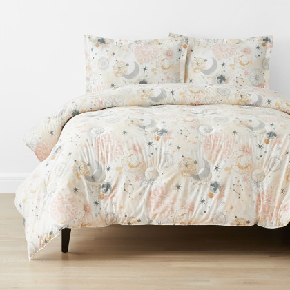 Celestial Classic Cool Organic Cotton Percale Comforter Set