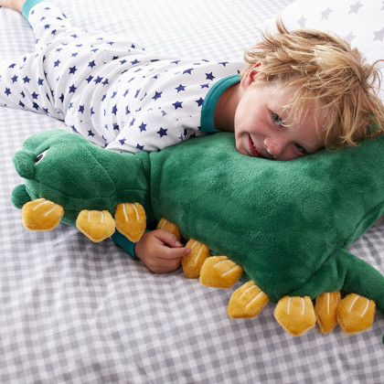 Plush Character Pillow - Dino, 18 in. x 18 in.