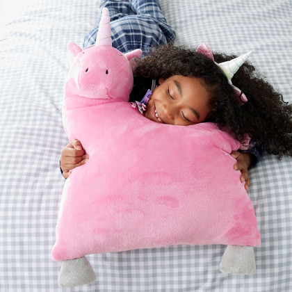 Plush Character Pillow - Unicorn, 18 in. x 18 in.