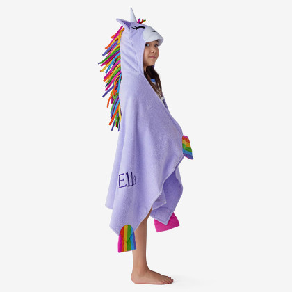 Hooded Towel - Unicorn Lilac