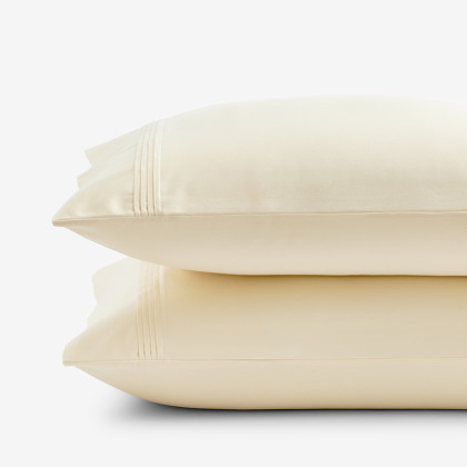 Premium Smooth Egyptian Cotton Sateen Pillowcase Set