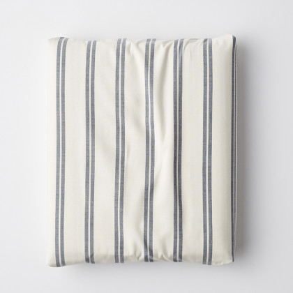 Narrow Stripe Classic Cool Cotton Percale Fitted Bed Sheet