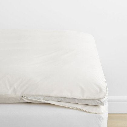 Classic Cool Cotton Percale Featherbed Cover