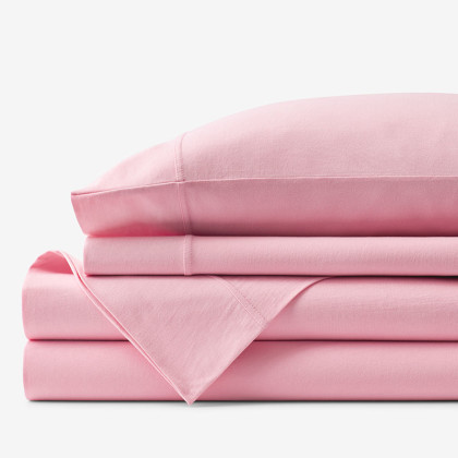 Classic Easy-Care Jersey Knit Bed Sheet Set