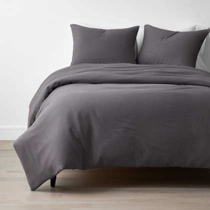 Classic Easy-Care Jersey Knit Bed Duvet Cover Set