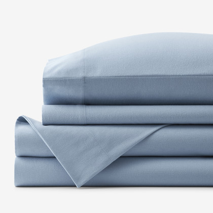 Premium Ultra-Cozy Cotton Flannel Bed Sheet Set