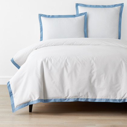 Border Classic Cool Cotton Percale Bed Duvet Cover