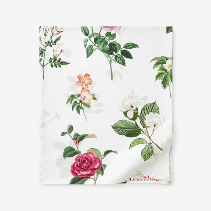 Cameilla Floral Premium Smooth Wrinkle-Free Sateen Flat Bed Sheet