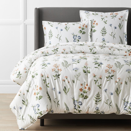 Frances Premium Smooth Wrinkle-Free Sateen Comforter