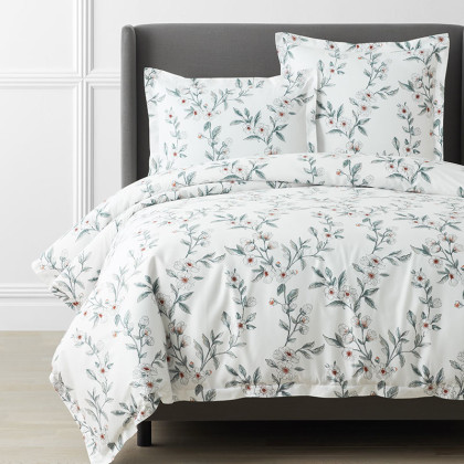 Valentina Floral Luxe Smooth Sateen Duvet Cover