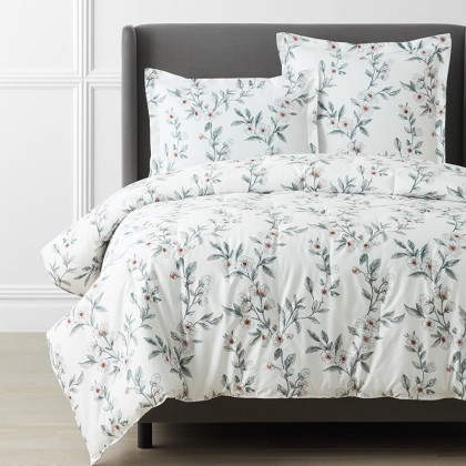 Valentina Floral Luxe Smooth Sateen Comforter