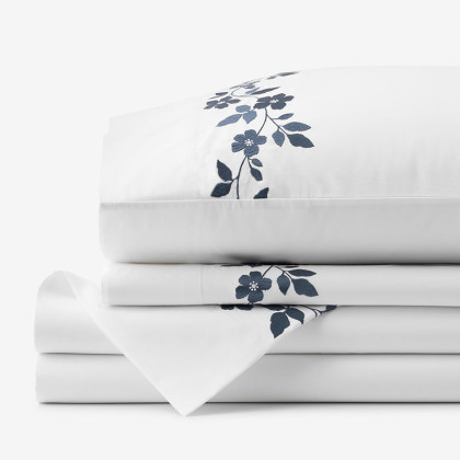 Brighton Premium Cool Egyptian Cotton Percale Bed Sheet Set