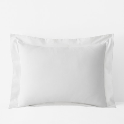 Brushed Cotton Sham - White, Standard