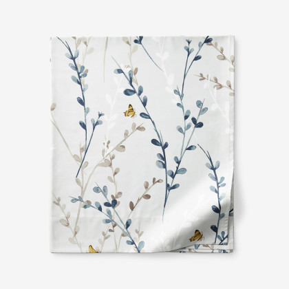 Spring Buds Premium Smooth Wrinkle-Free Sateen Flat Bed Sheet