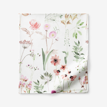 Spring Medley Premium Smooth Wrinkle-Free Sateen Flat Bed Sheet