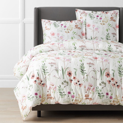 Spring Medley Premium Smooth Wrinkle-Free Sateen Comforter