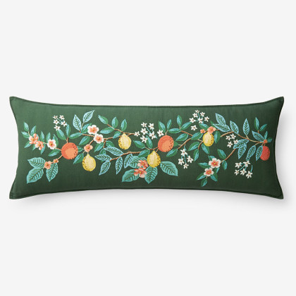 Citrus Grove Decorative Lumbar Pillow Cover