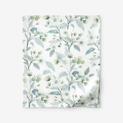 Floral Muse Premium Smooth Wrinkle-Free Sateen Flat Bed Sheet