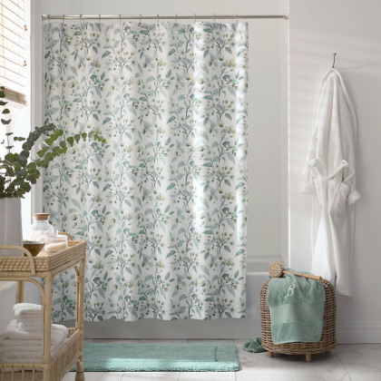 Floral Muse Premium Smooth Wrinkle-Free Sateen Shower Curtain