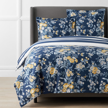 Palmeros Floral Premium Smooth Wrinkle-Free Sateen Duvet Cover