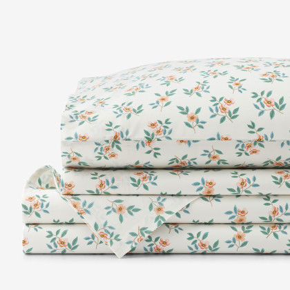 Citrus Grove Classic Cool Percale Bed Sheet Set